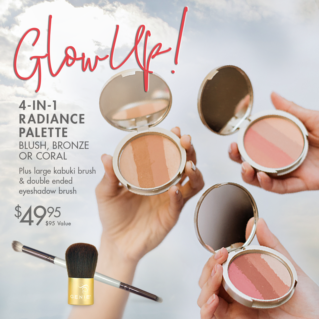 Glow Up 4-In-1 Radiance Palette & Brush Collection