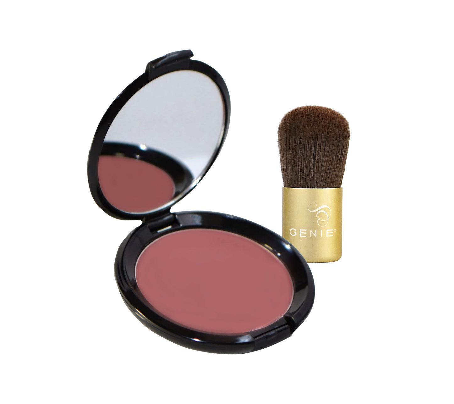 Make Me Blush Cream Blush Super Size with Small Kabuki Brush