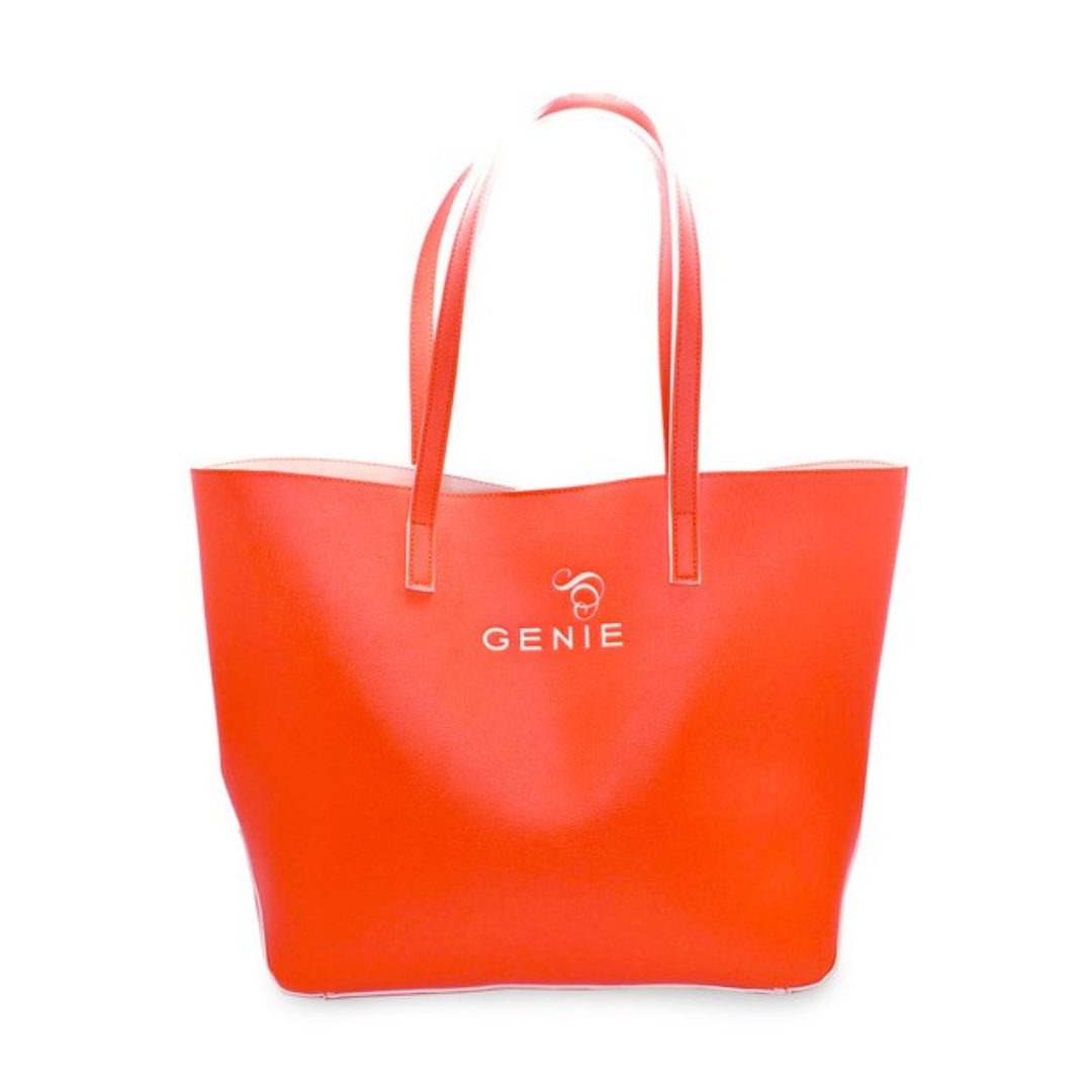 Orange Shoulder Tote Bag